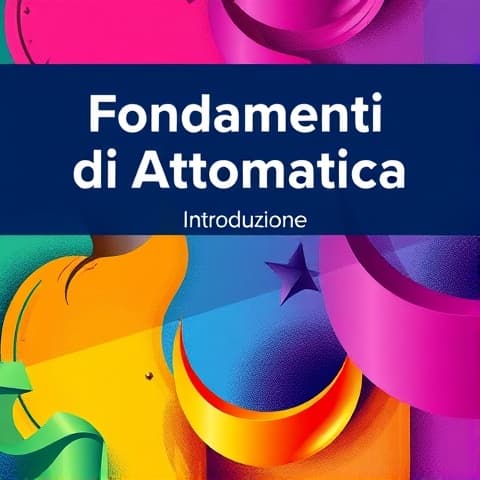 Fondamenti di Automatica - Introduzione