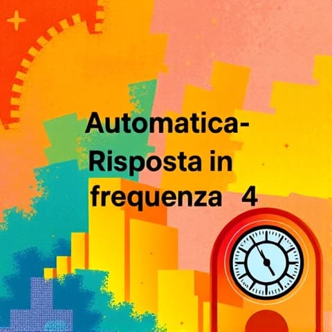 Automatica - Risposta in frequenza (4)
